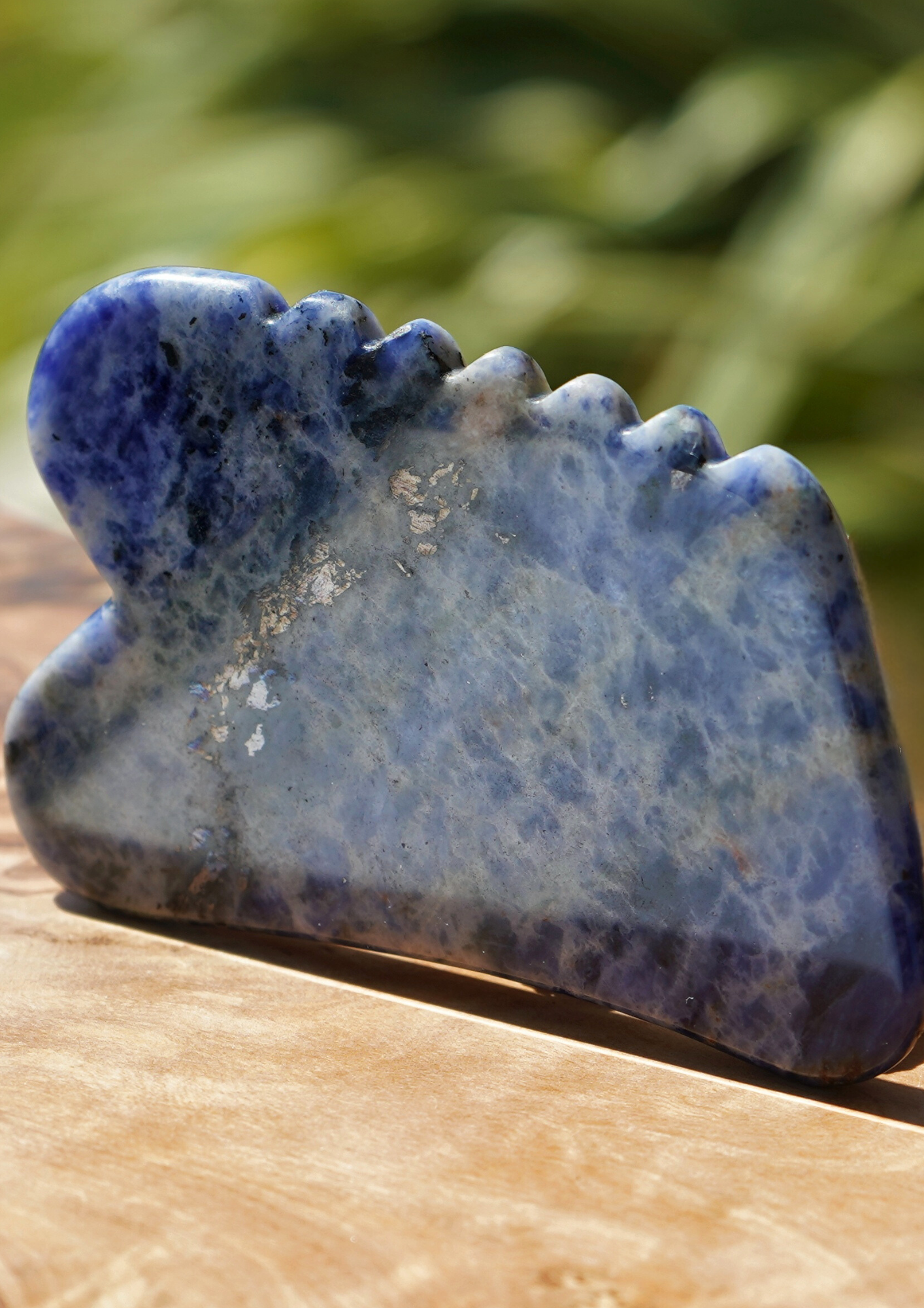 Blue Jade Gua Sha Facial Tool